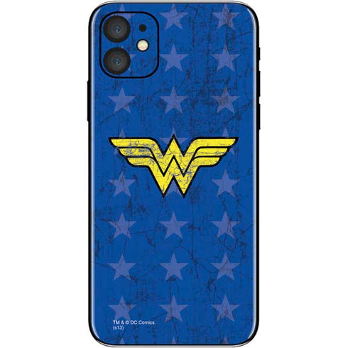 DC Comics Wonder Woman Emblem on Flag iPhone 11 Skin